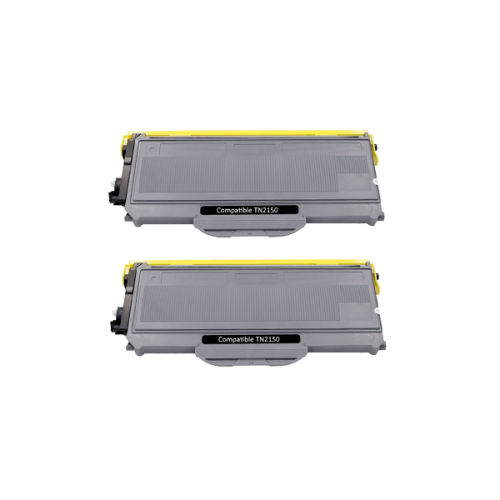 2 PACK Brother TN2150 Toner Cartridge Compatible High Yield