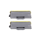 2 PACK Brother TN2150 Toner Cartridge Compatible High Yield