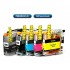 Brother LC233 ink Cartridges 2BK+C+M+Y Premium