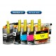 Brother LC233 ink Cartridges 2BK+C+M+Y Premium