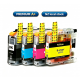 Brother LC233 BK+C+M+Y ink Cartridges Full Set Premium 