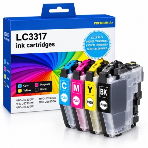 Brother LC3317BK Black ink Cartridge Inksale Brand