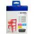 Brother LC3319XL3PK Ink Cartridge - Cyan / Magenta / Yellow - 3 Pack compatible