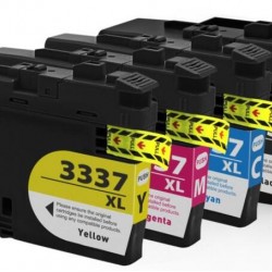 Brother MFCJ6945DW High Yield ink Cartridges LC3337 Compatbile