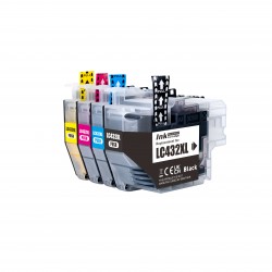 Brother LC432XL Black Ink cartridge Compatible High Yield