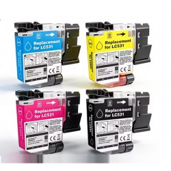 Brother LC531 ink Cartridge Compatible Value Pack
