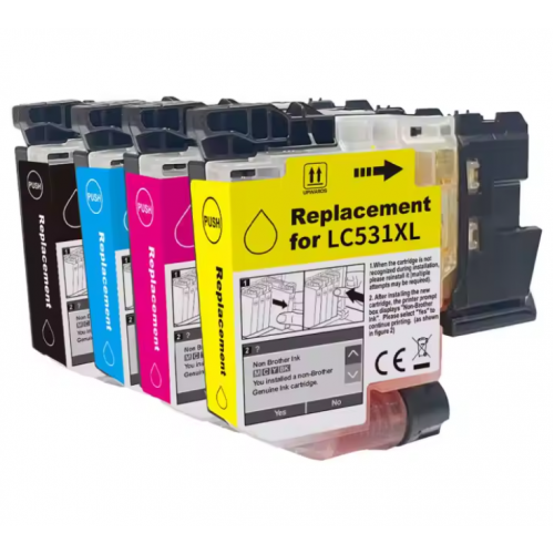 Brother LC531XL High Yiled ink Cartridge Compatible Premium