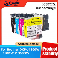 Brother LC531XL High Yiled ink Cartridge Compatible Premium