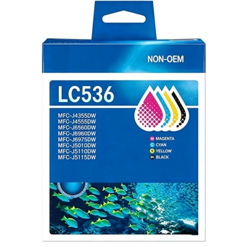 Brother MFC-J5010DW ink Cartridge LC536 Compatible Premium