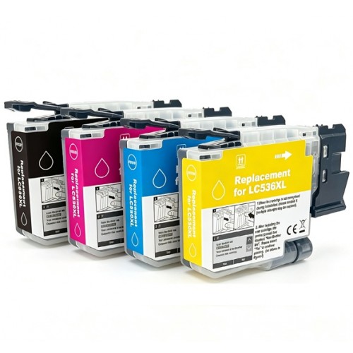 Brother LC536XL High Yield ink Cartridge Compatible Premium