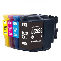 Brother LC536XXL High Yield ink Cartridge Compatible Full Set
