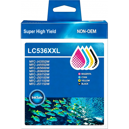 Brother LC536XXL Super High Yield ink Cartridge Compatible Premium