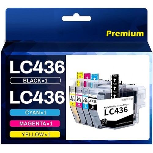 Brother LC436 Ink Cartridge Compatible Premium Brother LC436 Ink Cartridge Compatible Premium