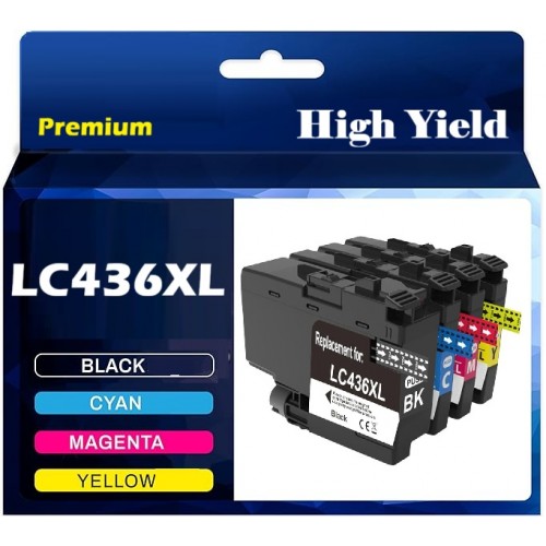 Brother LC436XL Ink Cartridge Compatible High Yield Premium