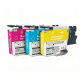 Brother LC536XL Ink Cartridge Compatible - Cyan / Magenta / Yellow - 3 Pack