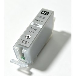 Canon CLI671XL Grey Ink Cartridge Compatible