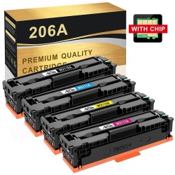 HP 206A full set M283fdw M283fdn Toner Cartridge compatible