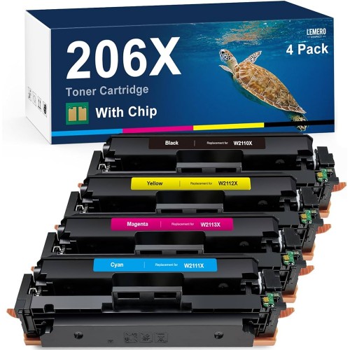 HP 206X Toner Cartridge compatible with smart chip