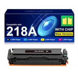 HP 218A  W2180A Black Toner Cartridge Compatible Premium With Chip