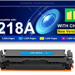 HP 218A  W2181A Cyan Toner Cartridge Compatible Premium With Chip