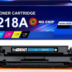 HP 218A W2181A Cyan Toner Cartridge without Chips Compatible 