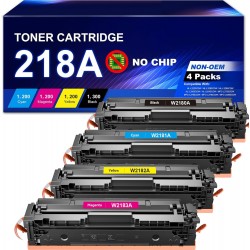HP 218A Toner Cartridge without Chips Compatible Full Set Premium