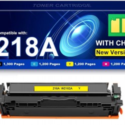 HP 218A  W2182A Yellow Toner Cartridge Compatible Premium With Chip