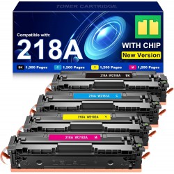 HP 218A Toner Cartridge Compatible Full Set Premium With Chip