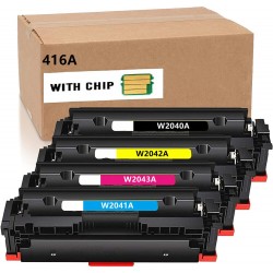 HP 416A full set M479fdw Toner Cartridge compatible with smart chip