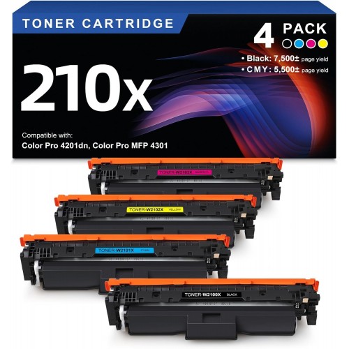 HP 210X W2100X BLACK Toner Cartridge Compatible High Yield Premium