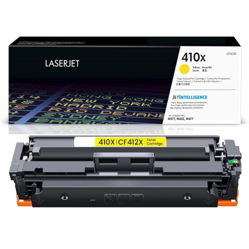 HP 410X CF412X Yellow Toner Cartridge Compatible HP 410X CF412X Yellow Toner Cartridge Compatible