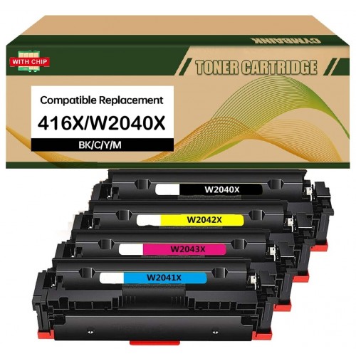 HP 416X W2040X Toner Cartridge compatible with smart chip HP 416X W2040X Toner Cartridge compatible with smart chip