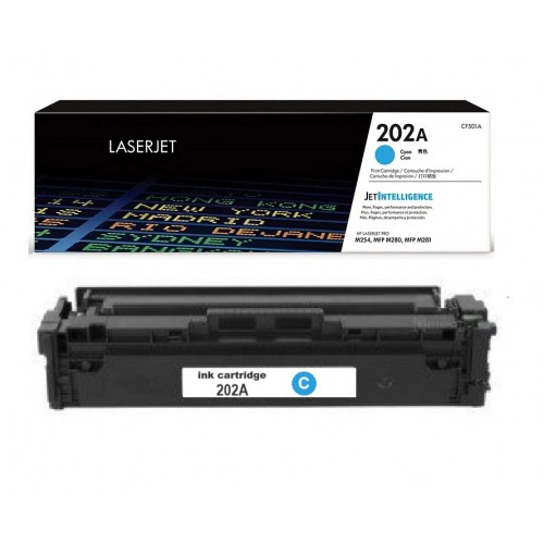 HP 202A CF501A Cyan Toner Cartridge Compatible Premium HP 202A CF501A Cyan Toner Cartridge Compatible Premium