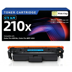 HP 210X Cyan Toner Cartridge Compatible High Yield Premium
