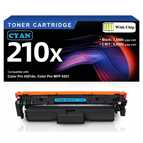 HP 210X Cyan Toner Cartridge Compatible High Yield Premium
