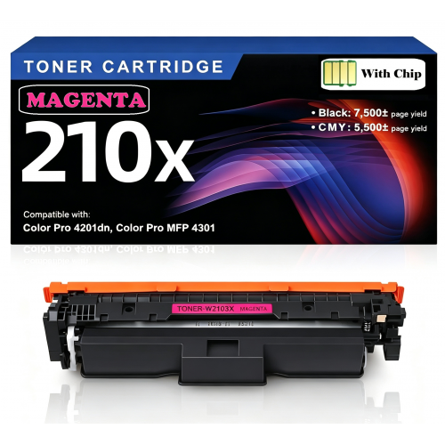 HP 210X Magenta Toner Cartridge Compatible High Yield Premium