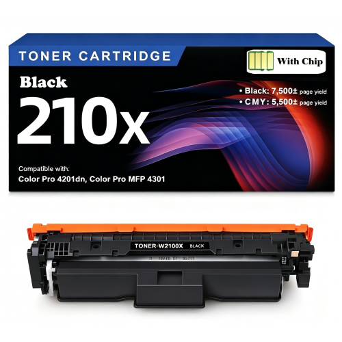 HP 210X Black Toner Cartridge Compatible High Yield Premium