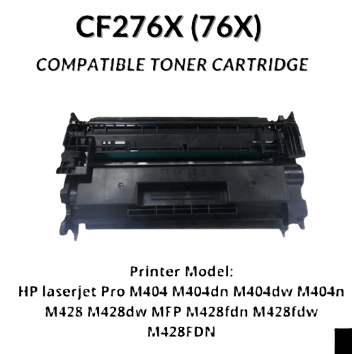 HP CF276X 76X Toner Cartridge compatible HP CF276X 76X Toner Cartridge compatible