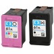 HP 61XL Black+Tri-color Ink Cartridge Remanufactured