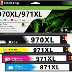 HP 970XL 971XL Ink Cartridge Compatible Full set Premium