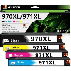 HP 970XL 971XL Ink Cartridge Compatible Full set Premium