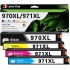 HP 970XL 971XL Ink Cartridge Compatible Full set Premium