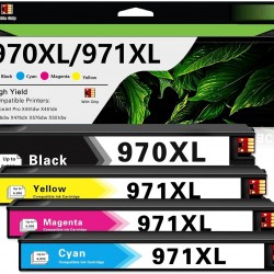 HP Officejet Pro X576dw Multifunction Printer Ink Cartrige 970XL 971XL