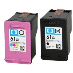 HP 61XL Black+Tri-color Ink Cartridge compatible