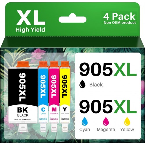 HP 905XL ink Cartridge Value Pack compatible Extra Large