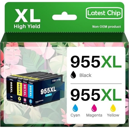 HP 955xl value pack ink cartridge compatible HP 955xl value pack ink cartridge compatible
