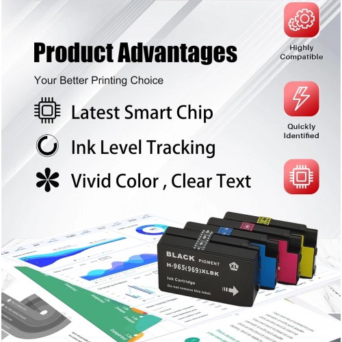 HP 965XL ink cartridge High Yield Compatible Premium HP 965XL ink cartridge High Yield Compatible Premium