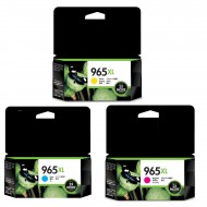 HP 965XL C/M/Y ink cartridge High Yield Compatible