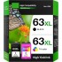 HP 63XL Black Ink Cartridges Compatible