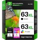 HP 63XL Black+ TriColour Ink Cartridges Full Set Compatible